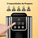 Cafeteira Elétrica Expresso Automático Bivolt de 1,5L + BRINDE: Fruteira Elegante de 3 Andares - COMPRE 1 LEVE 2