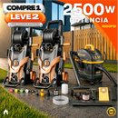 Lavadora Elétrica de Alta Pressão 4500PSI 2500W Bivolt com 4 Bicos de Conexão + BRINDE: Aspirador Profissional 5.5HP 18.9L - COMPRE 1 LEVE 2
